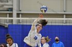 Volleyball vs Babson  Wheaton Women's Volleyball vs Babson College. - Photo by Keith Nordstrom : Wheaton, Volleyball, VB